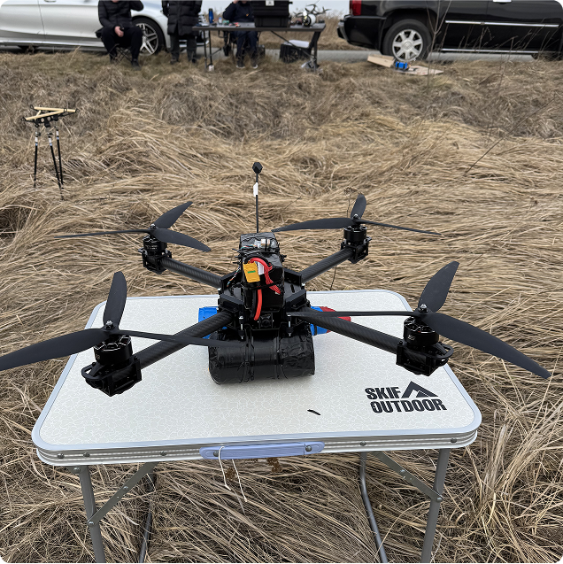 FPV-дрон на випробувальній площадці
